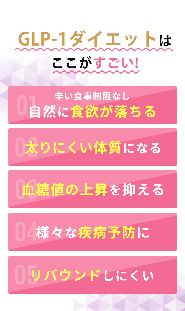 glp-1ダイエットはここがすごい!